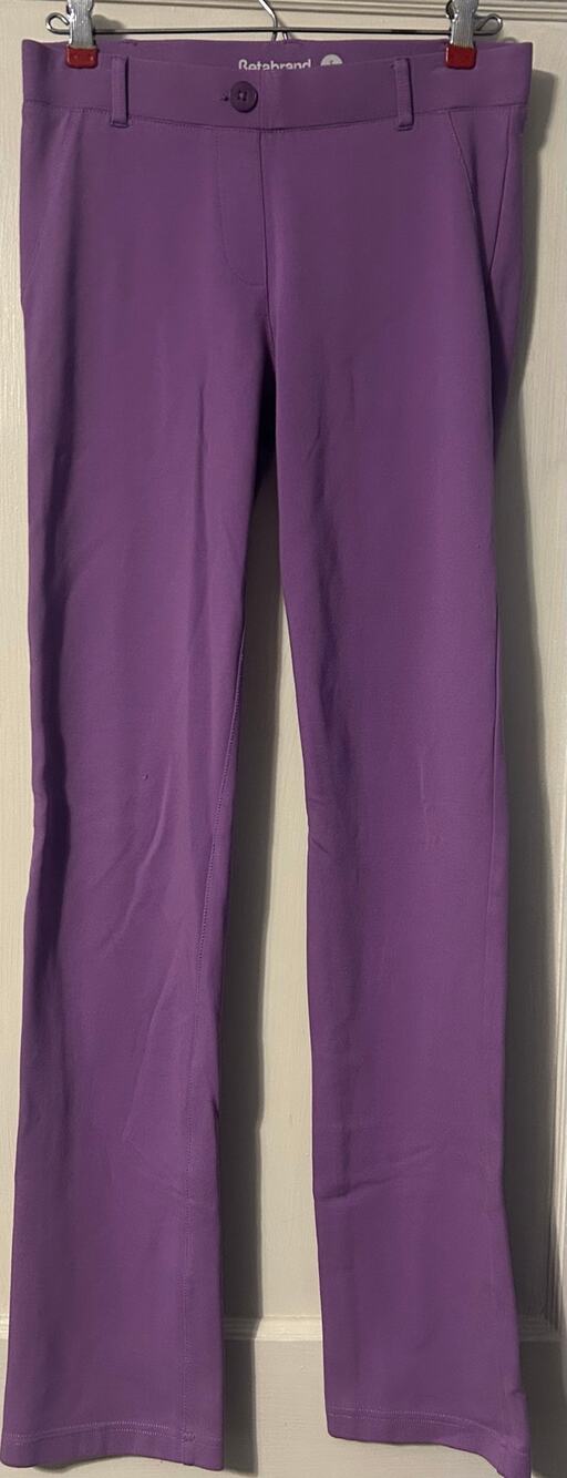 Betabrand Dress Bootcut Yoga Pants Small Elastic Purple size small long/tall